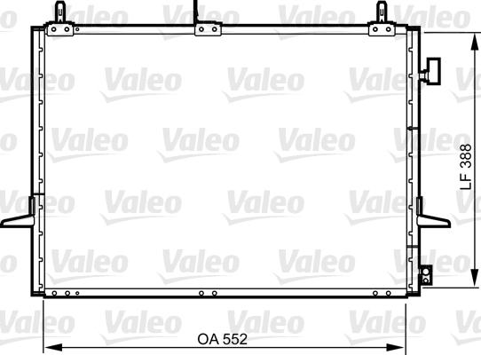 Valeo 814289 - Конденсатор кондиционера unicars.by