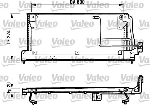 Valeo 816924 - Конденсатор кондиционера unicars.by