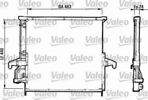 Valeo 816894 - Конденсатор кондиционера unicars.by