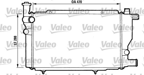 Valeo 810892 - Радиатор, охлаждение двигателя unicars.by