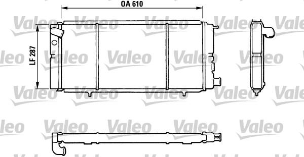 Valeo 810827 - Радиатор, охлаждение двигателя unicars.by