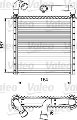 Valeo 811506 - Теплообменник, отопление салона unicars.by