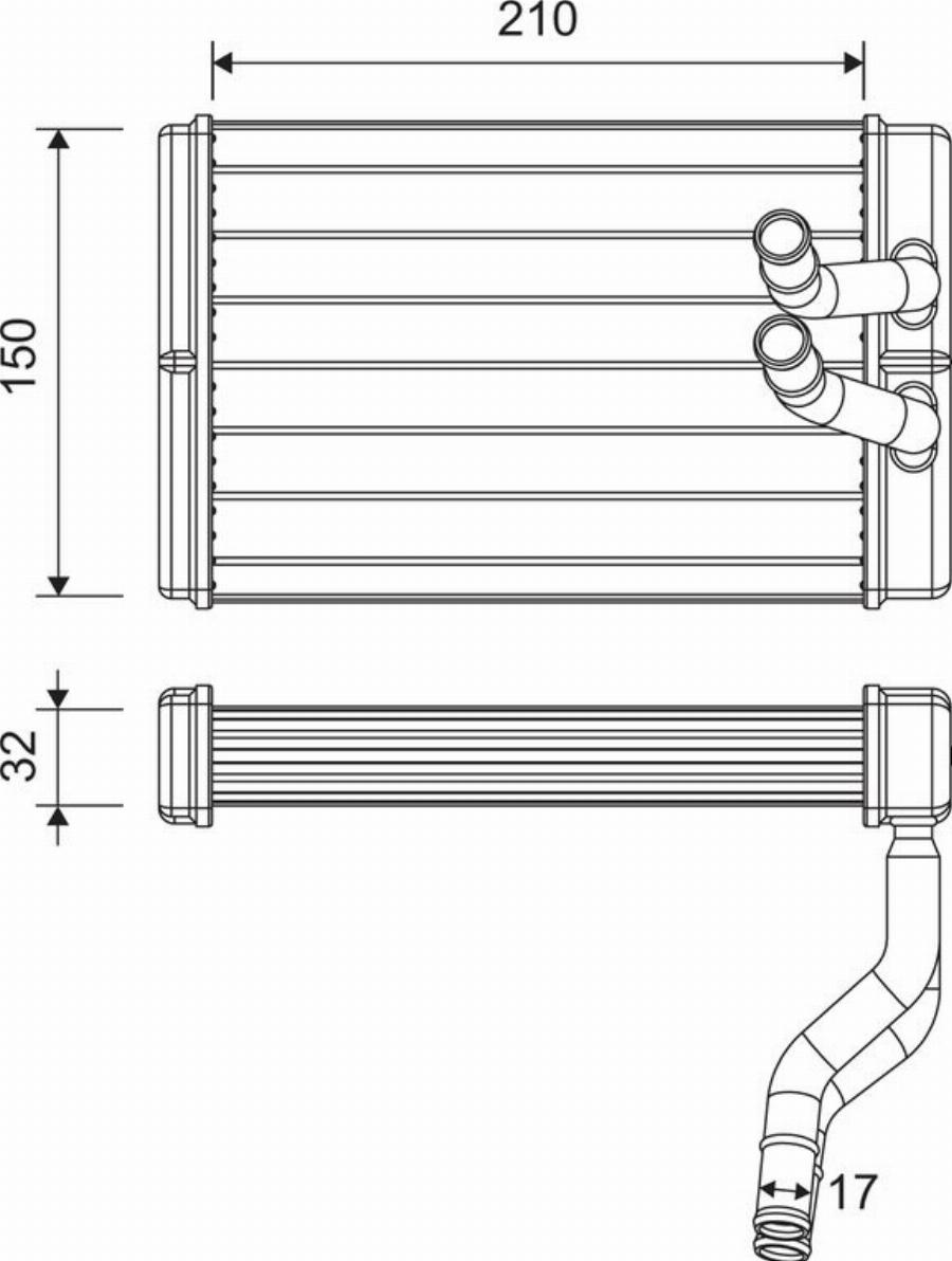 Valeo 811637 - Теплообменник, отопление салона unicars.by