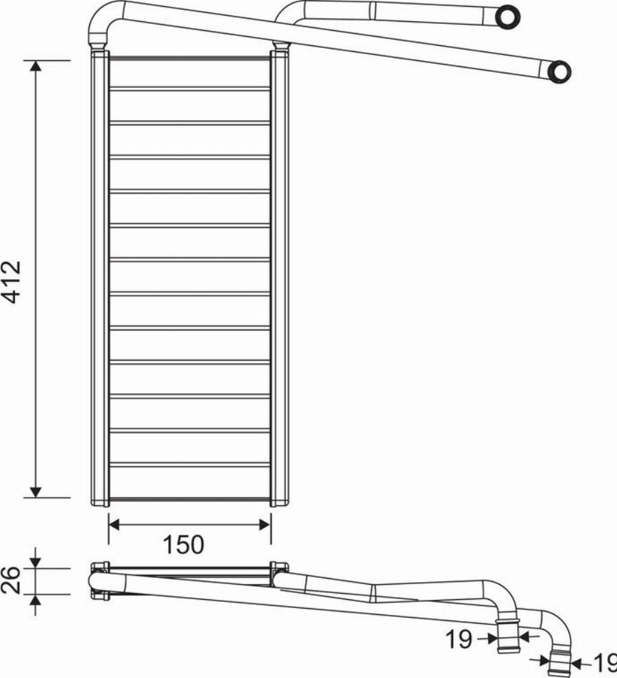 Valeo 811623 - Теплообменник, отопление салона unicars.by