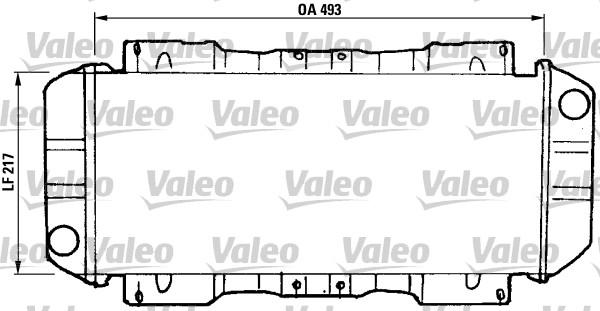 Valeo 811046 - Радиатор, охлаждение двигателя unicars.by