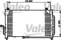 Valeo 818058 - Конденсатор кондиционера unicars.by