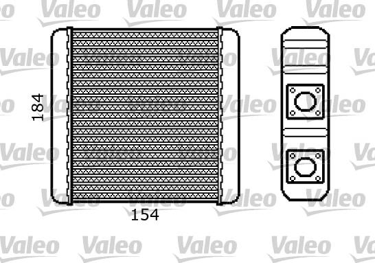 Valeo 812107 - Теплообменник, отопление салона unicars.by