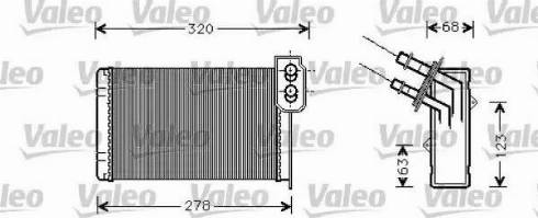 Valeo 812111 - Теплообменник, отопление салона unicars.by