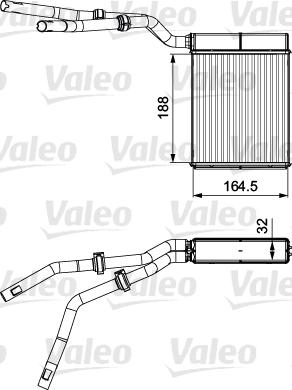 Valeo 812359 - Теплообменник, отопление салона unicars.by