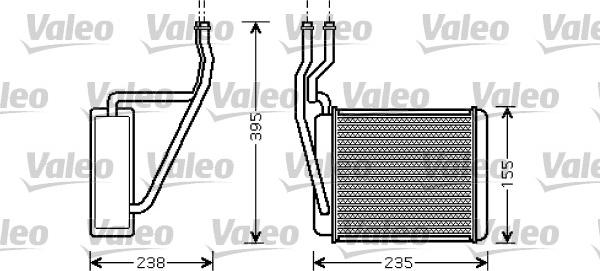 Valeo 812320 - Теплообменник, отопление салона unicars.by