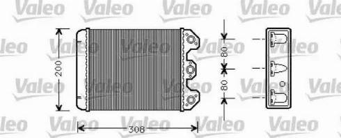 Valeo 812298 - Теплообменник, отопление салона unicars.by