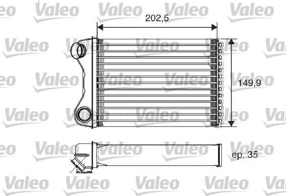 Valeo 812211 - Теплообменник, отопление салона unicars.by