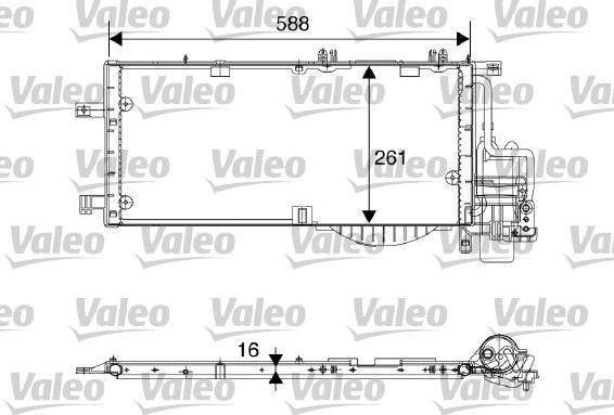 Valeo 817844 - Конденсатор кондиционера unicars.by