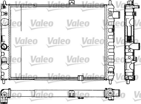 Valeo 883770 - Радиатор, охлаждение двигателя unicars.by