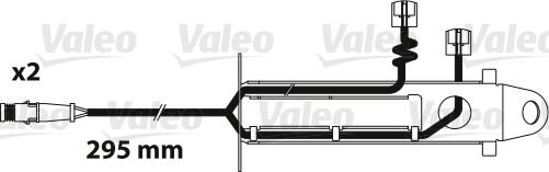 Valeo 882338 - Сигнализатор, износ тормозных колодок unicars.by