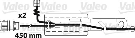 Valeo 882324 - Сигнализатор, износ тормозных колодок unicars.by