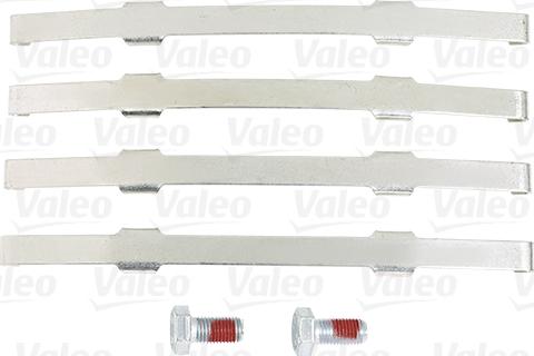 Valeo 882221 - Тормозные колодки, дисковые, комплект unicars.by