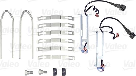 Valeo 882223 - Тормозные колодки, дисковые, комплект unicars.by