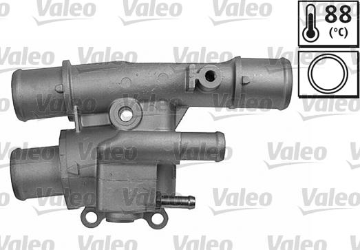 Valeo 820454 - Термостат охлаждающей жидкости / корпус unicars.by