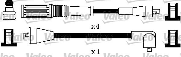 Valeo 346499 - Комплект проводов зажигания unicars.by