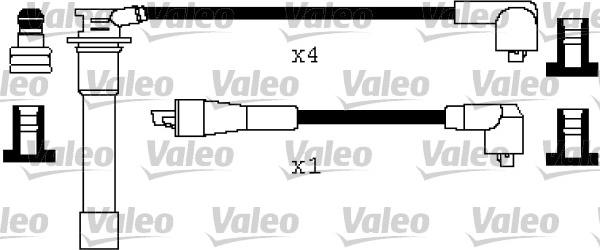 Valeo 346495 - Комплект проводов зажигания unicars.by