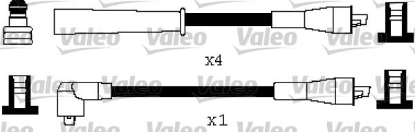 Valeo 346492 - Комплект проводов зажигания unicars.by