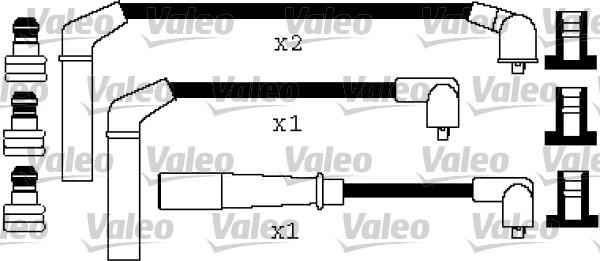 Valeo 346443 - Комплект проводов зажигания unicars.by