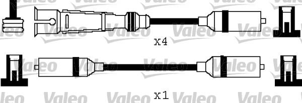 Valeo 346464 - Комплект проводов зажигания unicars.by