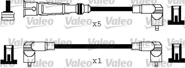 Valeo 346465 - Комплект проводов зажигания unicars.by