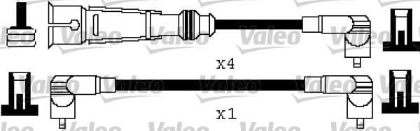 Valeo 346416 - Комплект проводов зажигания unicars.by