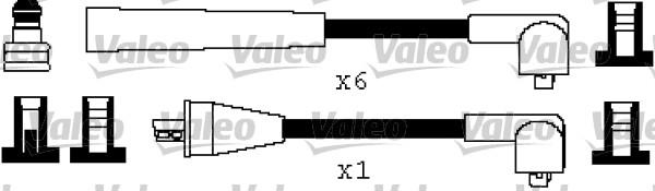 Valeo 346413 - Комплект проводов зажигания unicars.by
