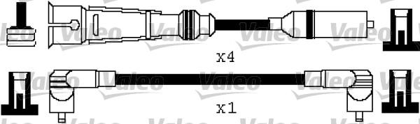 Valeo 346417 - Комплект проводов зажигания unicars.by