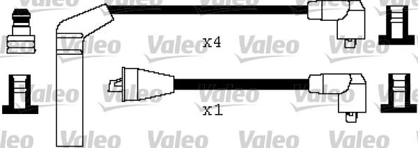 Valeo 346481 - Комплект проводов зажигания unicars.by