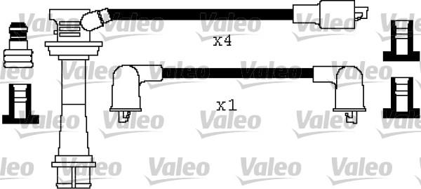 Valeo 346431 - Комплект проводов зажигания unicars.by