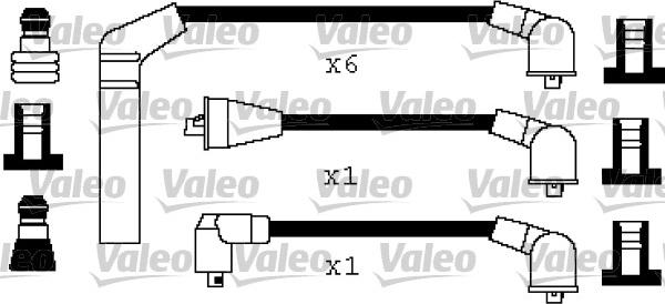 Valeo 346544 - Комплект проводов зажигания unicars.by