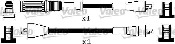 Valeo 346504 - Комплект проводов зажигания unicars.by