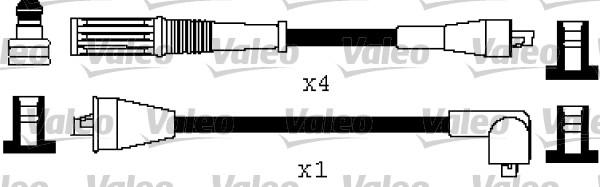 Valeo 346507 - Комплект проводов зажигания unicars.by