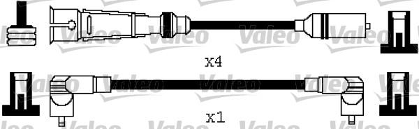 Valeo 346580 - Комплект проводов зажигания unicars.by