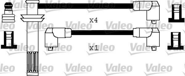 Valeo 346531 - Комплект проводов зажигания unicars.by