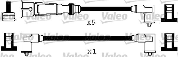 Valeo 346571 - Комплект проводов зажигания unicars.by