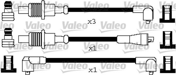 Valeo 346650 - Комплект проводов зажигания unicars.by