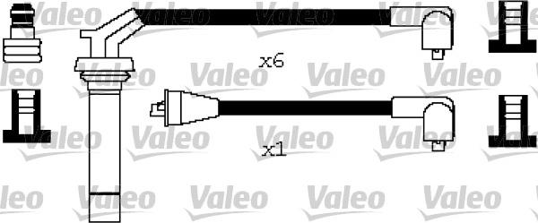 Valeo 346652 - Комплект проводов зажигания unicars.by