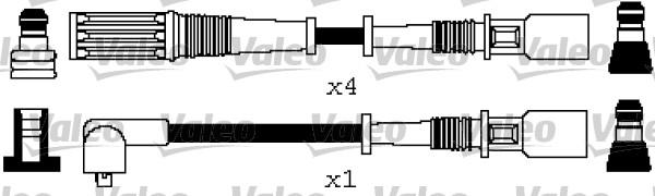 Valeo 346618 - Комплект проводов зажигания unicars.by