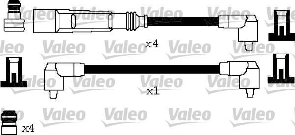 Valeo 346620 - Комплект проводов зажигания unicars.by