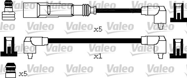 Valeo 346622 - Комплект проводов зажигания unicars.by