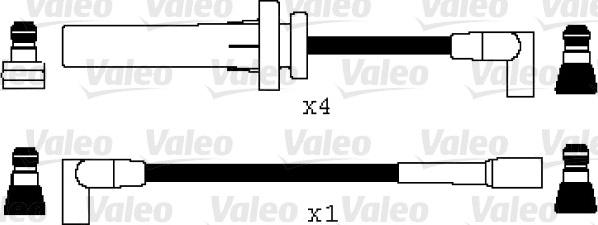 Valeo 346054 - Комплект проводов зажигания unicars.by