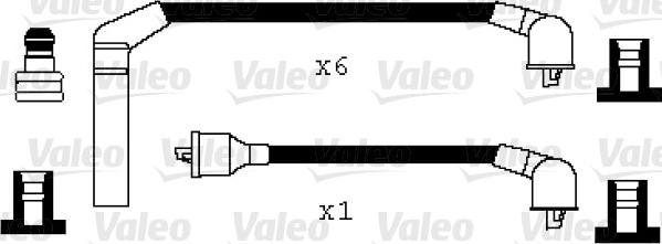 Valeo 346018 - Комплект проводов зажигания unicars.by