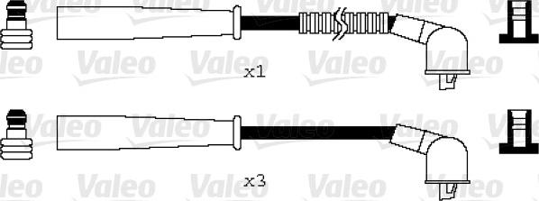 Valeo 346084 - Комплект проводов зажигания unicars.by