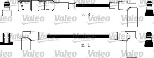 Valeo 346144 - Комплект проводов зажигания unicars.by