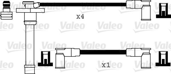 Valeo 346102 - Комплект проводов зажигания unicars.by